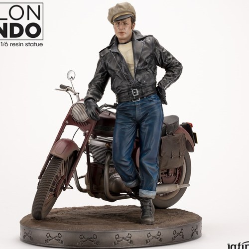 Marlon Brando with Triumph Thunderbird Old&Rare 1/6 Resin Statue by Infinite Statue